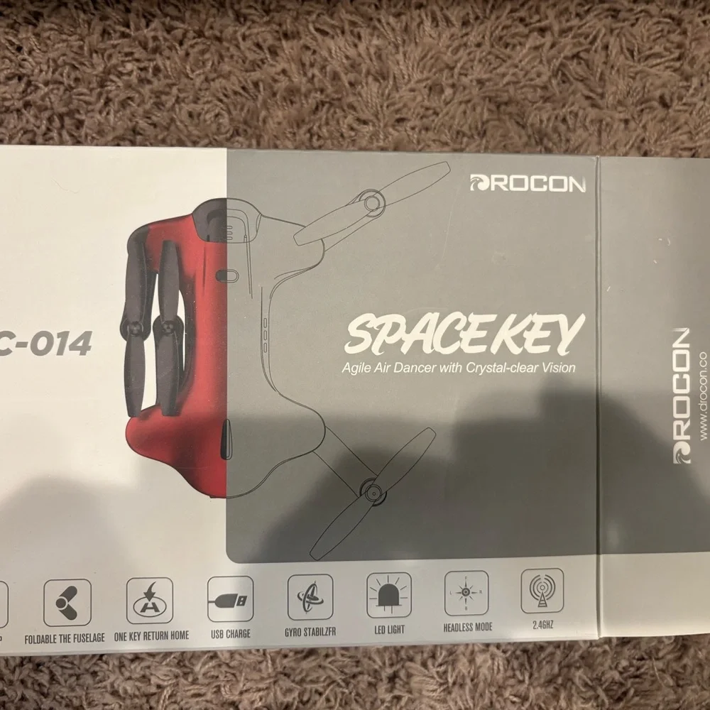 DROCON Spacekey Drone - Red and Black